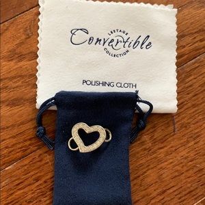 LeStage convertible clasp- open heart